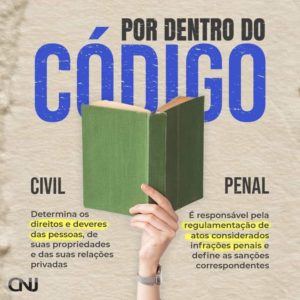 Read more about the article ⚖️ CÓDIGO CIVIL x CÓDIGO PENAL ⚖️